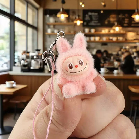 Very Mini Labubu Phone Chains. Labubus for Backpacks. Labubu Keychains. Mini Labubu Toys. 1.1" tall. 8 colors